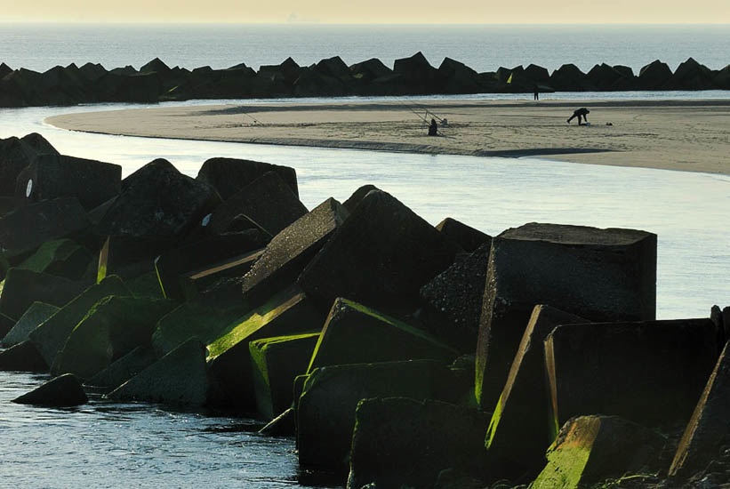 stenen op maasvlakte